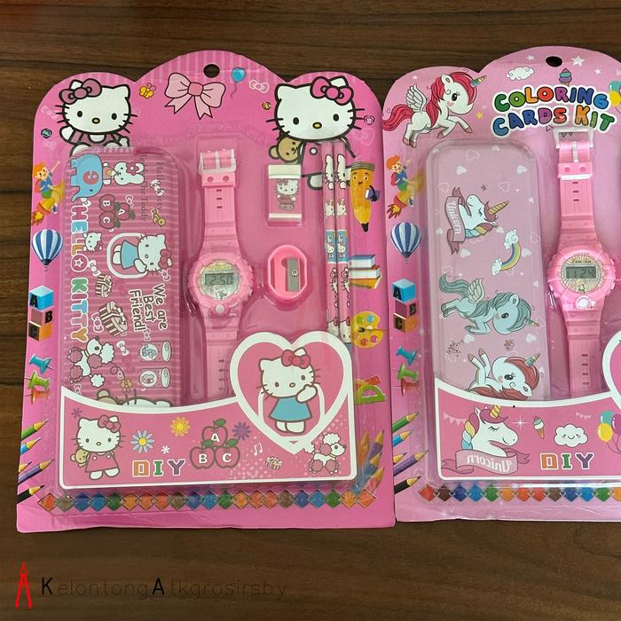 Gambar Paket Alat Tulis / Study Set Karakter 5 in 1 - Girl dari KelontongAtkgrosirsby undefined Tokopedia