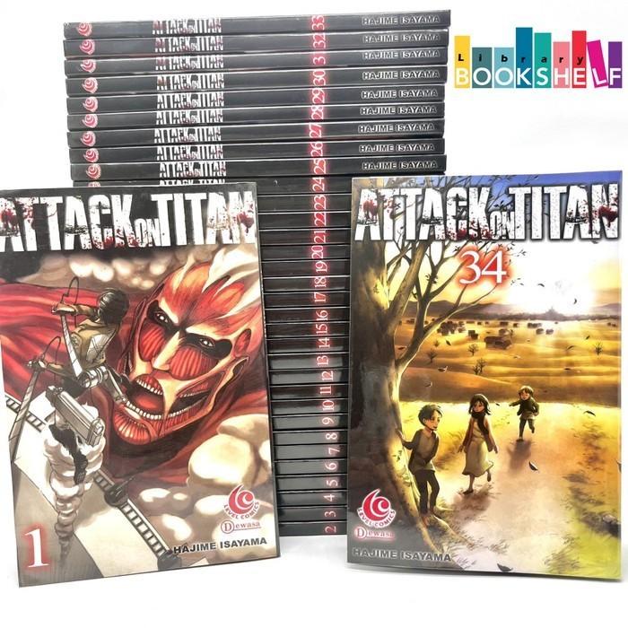 Gambar Komik Attack on Titan, Vol. (1-34) (English) - VOL1 - VOL1 dari Pustaka Buku99_NEW undefined Tokopedia