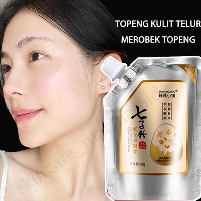 Gambar Masker Pemutih Wajah Masker kuning telur korea masker kulit telur ragi - 1 Botol/100g dari alfasat undefined Tokopedia