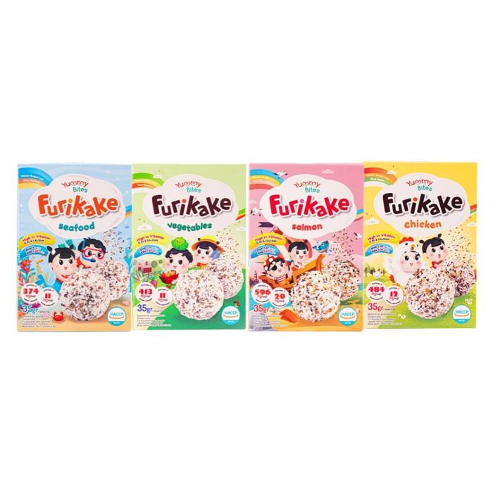 Gambar Yummy Bites Furikake 35gr - Furikake Salmon Seafood Vegetables Taburan dari hshao undefined Tokopedia