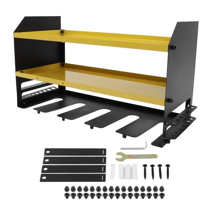 Gambar Tool Storage Shelf Heavy Duty Wall Mounted Stamped Steel Power Tool dari Beardoll undefined Tokopedia