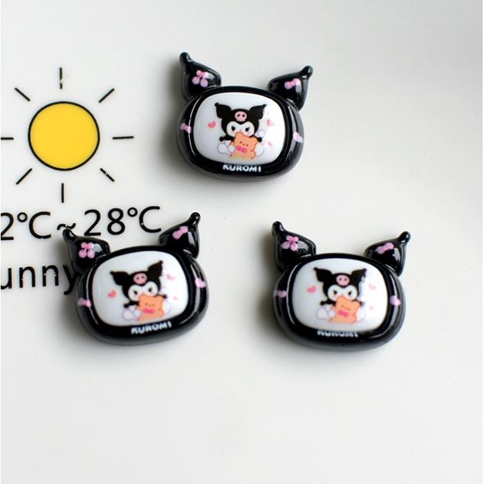 Gambar J2 - Stiker 3D aksesoris sandal black kuromi sticker tumblr lucu - game kuromi dari J2 Angel undefined Tokopedia