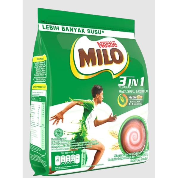 Gambar Milo 800G 3in1 Milo Bubuk Coklat 800G Activ-Go 800 Gram 800gram dari tokobajupiyamalusin99 undefined Tokopedia