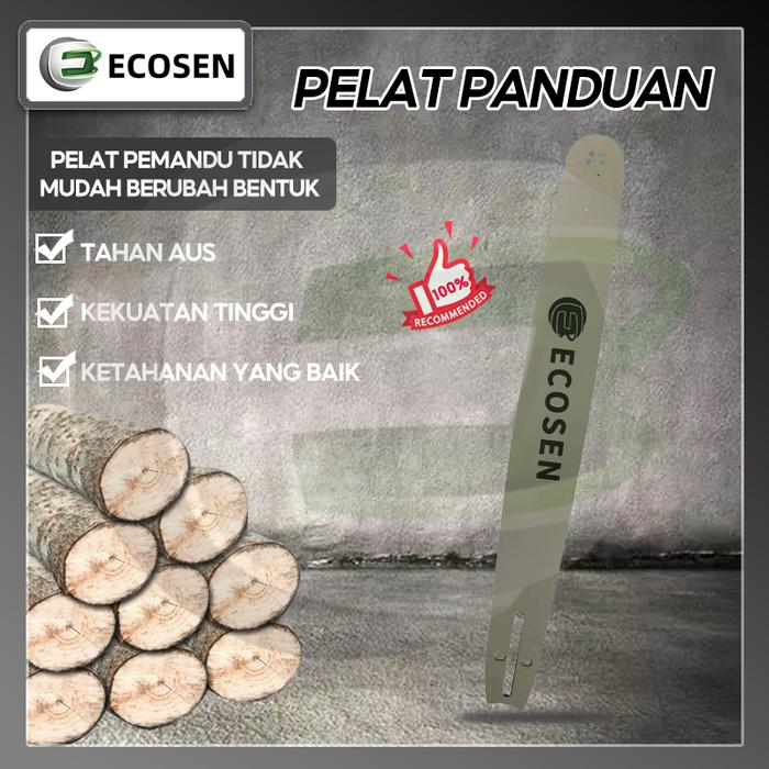 Gambar ECOSEN Guide Bar Chainsaw Blade Chainsaw Chain 325 Rantai Chainsaw 20 - Bilah panduan, 20” dari yesistooorre undefined Tokopedia