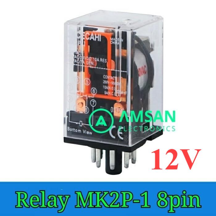 Gambar Relay MK2P I AC 220V - MK2P 12V dari AMSAN ELECTRONICS undefined Tokopedia