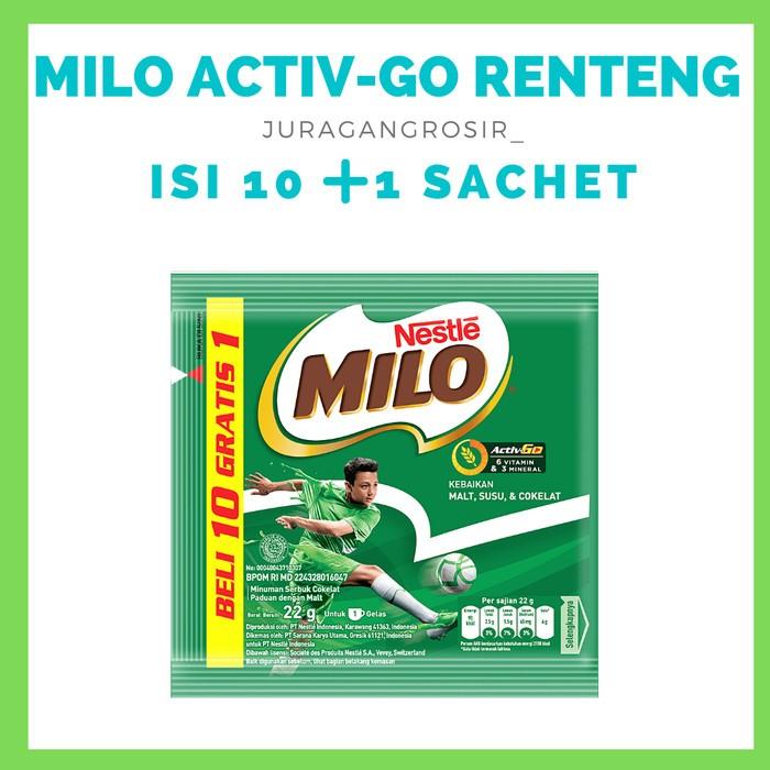 Gambar MILO ACTIV-GO RENTENG ISI 10+1 SACHET dari AVRIYANISHOP21 undefined Tokopedia