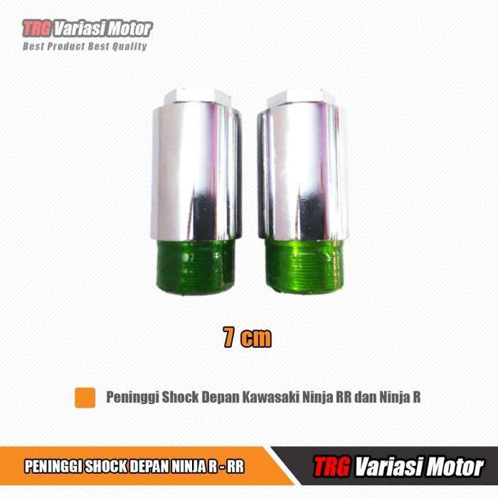 Gambar Peninggi Shock Depan Ninja R RR Besi Baja Panjang Total 7cm Tinggi 4cm dari Iqbal Variasi Shop undefined Tokopedia