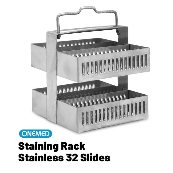 Jual Staining Rack Stainless Steel 32 Slide Onemed - Jakarta Pusat ...