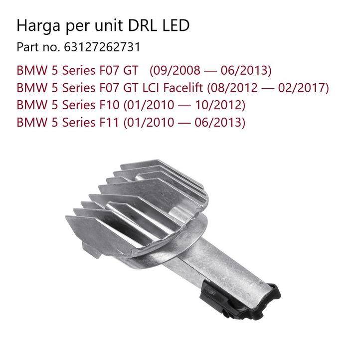 Gambar BMW F10 F07 DRL LED Angel Eyes Halo Light Module Lampu Bulat Senja 520 - F10 Old #731 dari Garasi Nugi R2S undefined Tokopedia