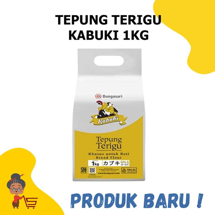 Gambar KABUKI 1kg / TEPUNG TERIGU KABUKI / TEPUNG ROTI KABUKI / TEPUNG TERIGU dari AmandaAnggunia undefined Tokopedia