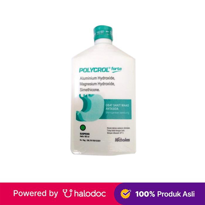 Gambar Polycrol Forte Sirup 180 ml - Obat Asam Lambung & Gerd - Halodoc dari Apotek Wahana Medika Bekasi undefined Tokopedia