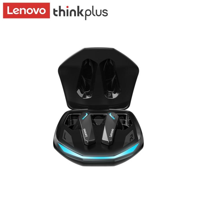 Gambar THINKPLUS LENOVO GM2 PRO BLUETOOTH EARPHONE GAMING HEADPHONE TWS - Hitam dari singmakmur undefined Tokopedia