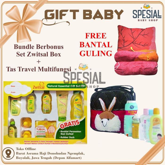 Zwitsal Baby Spa Gif Box Zwitsal Natural Essentials Gift Set Diskon