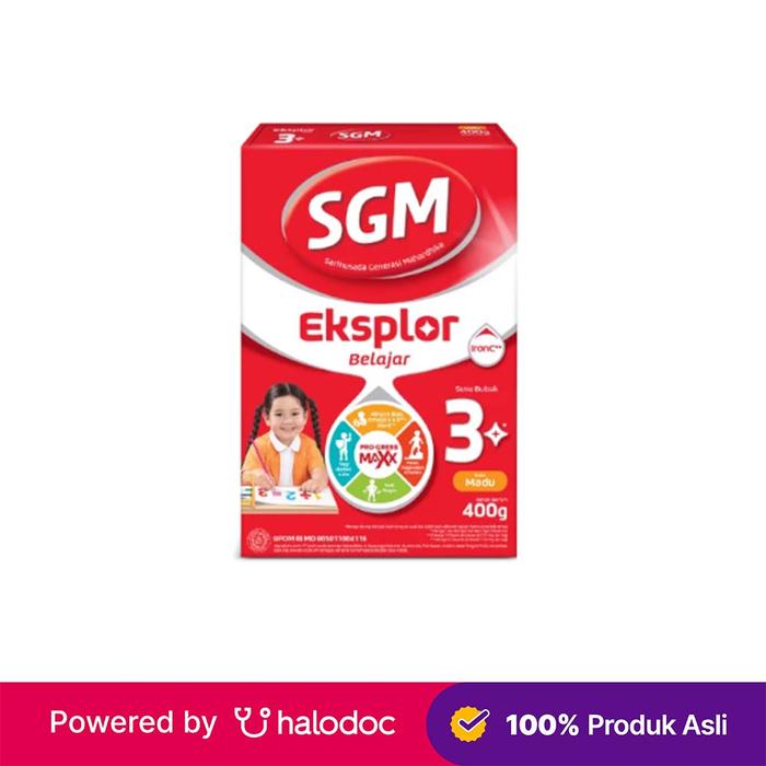 Gambar SGM Eksplor 3 Plus Complinutri Madu Susu Bubuk 400 g - Halodoc dari Apotek Kuma Farma Medan undefined Tokopedia