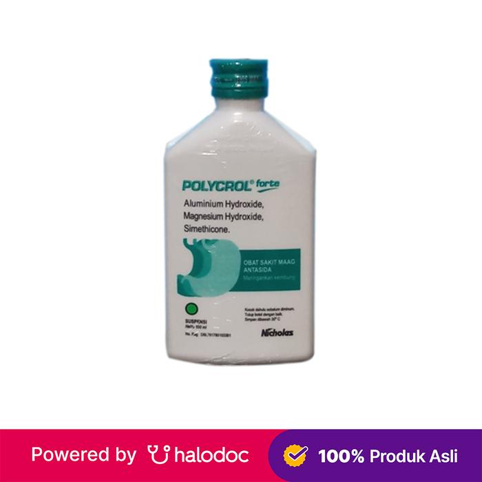 Gambar Polycrol Forte Sirup 100 ml - Obat Asam Lambung & Gerd - Halodoc dari Apotek Yeta Farma II Jakarta Timur undefined Tokopedia