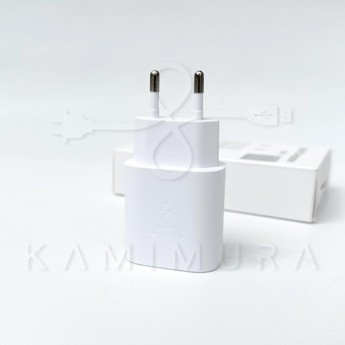 Gambar ADAPTER FOR SAMSUNG 25 WATT TYPE C TO TYPE C USB C SUPER FAST CHARGING - Putih dari KAMIMURA.ID undefined Tokopedia