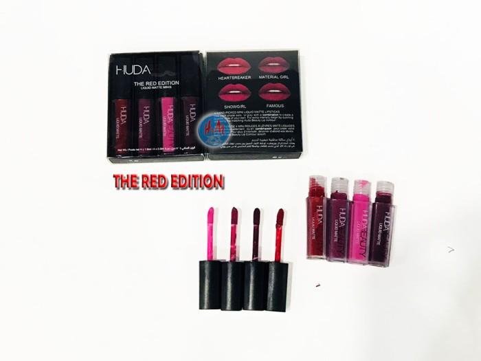 Gambar V♪NN [PER BOX ISI 4] HUDA BEAUTY / HUDABEAUTY MATTE MINIS LIPSTICK dari apriyanizaskiatoko undefined Tokopedia