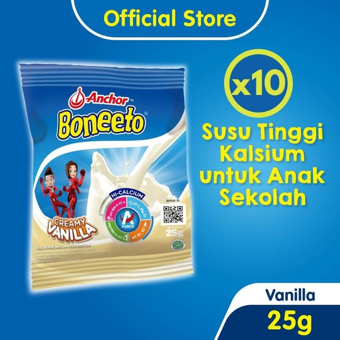 Gambar Boneeto Susu Bubuk Anak Sekolah Creamy Vanilla 10 X 25G - Nutrisi dari umarimam98 undefined Tokopedia