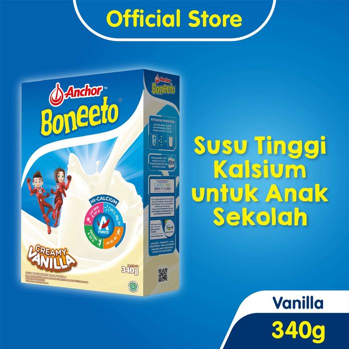 Gambar Boneeto Susu Bubuk Anak Sekolah Creamy Vanilla 340G - Nutrisi dari umarimam98 undefined Tokopedia