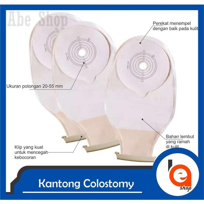 Gambar Colostomy Bag Kantong Kolostomi Stoma Bag Ostomy Colostomi - Model Dewasa 1 dari Abe Health undefined Tokopedia