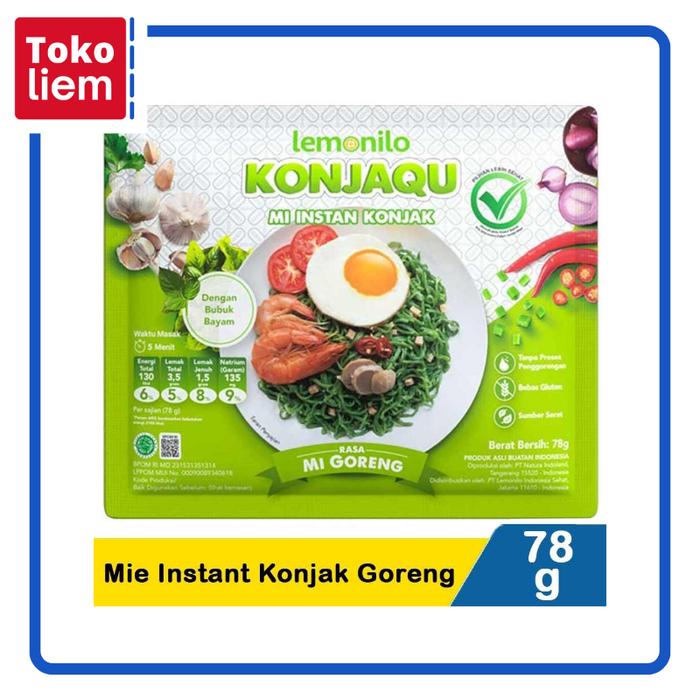 Gambar Lemonilo Mie Instant Konjak Goreng 78G dari CV MULTIJAYA ABADI undefined Tokopedia