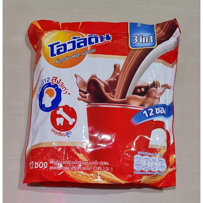 Gambar Ovaltine 3 in 1 Malt Extract Drink Chocolate Flavor 12 x 29 Gram dari Enoki Store undefined Tokopedia
