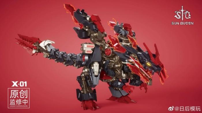 Gambar Sun Queen X-01 Destiny Mecha ZOID Dino Plamo Black Version dari Doctoy shop undefined Tokopedia