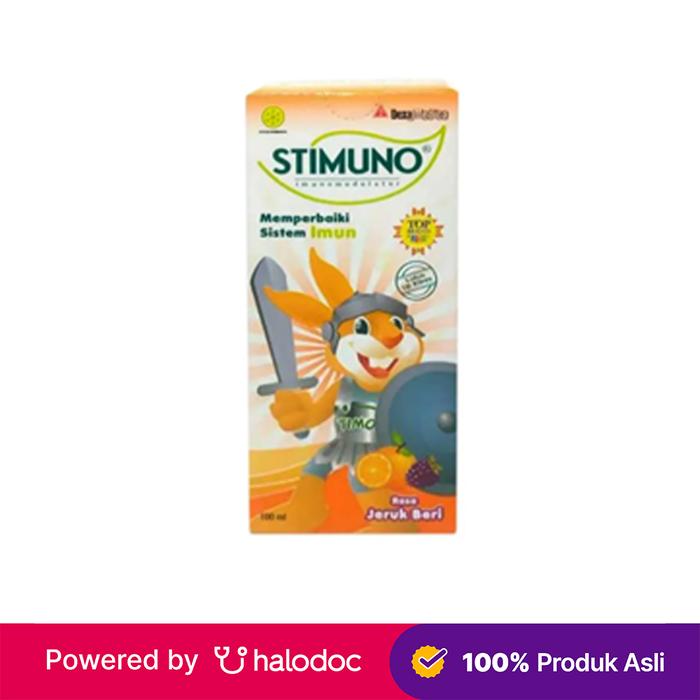 Gambar Stimuno Sirup Rasa Jeruk Beri 100 ml - Vitamin & Suplemen - Halodoc dari Apotek Kosambi Jakarta Barat undefined Tokopedia