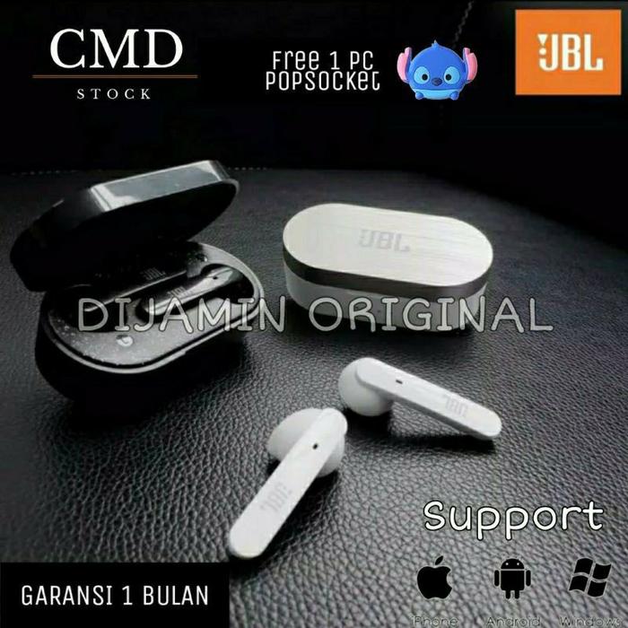 Gambar JBL Headset Bluetooth Original TWS Wireless Super Bass Earbuds For dari DAMARPATRIA56 undefined Tokopedia