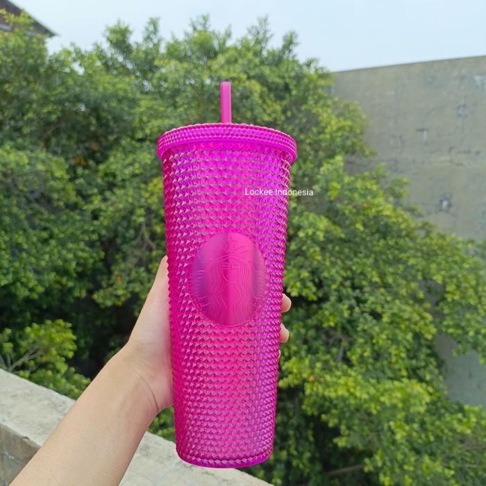 Gambar Starbucks Cup Botol Diamond Shape Durian Bintik Style Baru - Pink fanta dari StartbucksReserve undefined Tokopedia