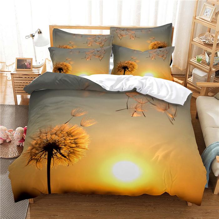 Gambar DJ Beautiful Flower Bedding Set Duvet Cover Set 3d Bedding Digi dari Delphi Joy undefined Tokopedia
