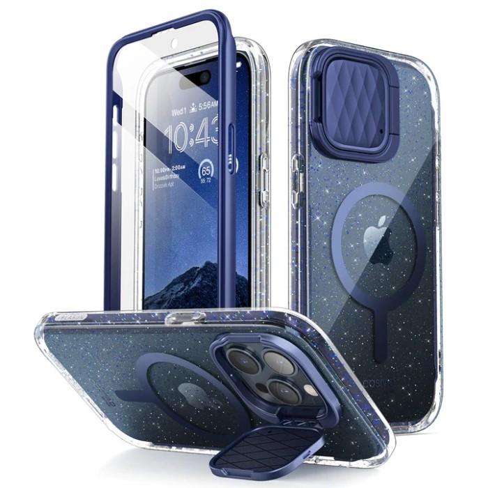 Gambar Case Compatible for iPhone 15 Pro Max 15 Pro I-Blason Cosmo Mag Stand Camera Cover - Blue Glitter, iPhone 15 Pro dari Supcase Official ID Kota Administrasi Jakarta Barat Tokopedia