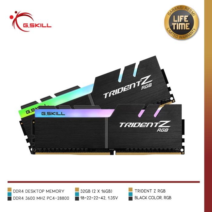 F4 3600c18d Gskill Trident Z Rgb Neo 3600 Jual Promo Memory F4