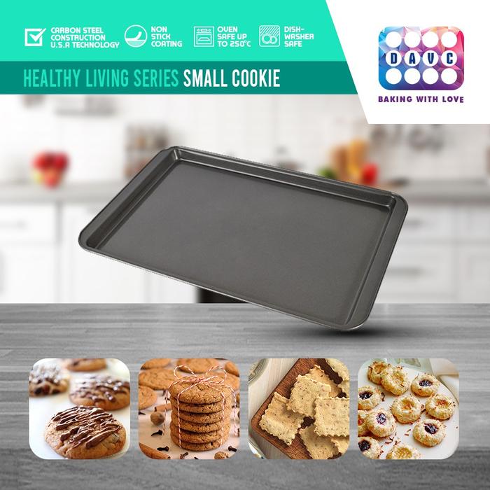 Gambar Loyang Naan Kue Persegi S Cookie Living Series DAVC 37,2 x 26 x 1,7cm dari Delion-ID undefined Tokopedia