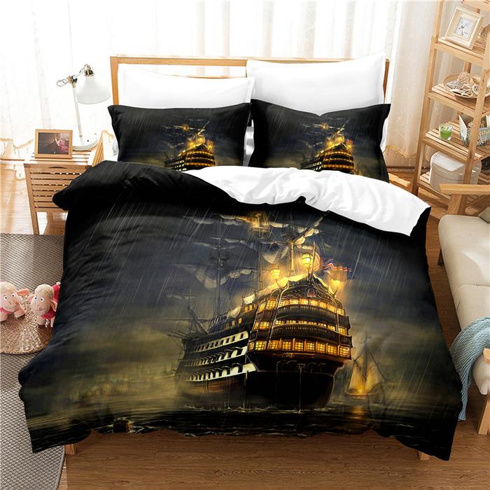 Gambar DJ Sailboat Bedding Set For Bedroom Soft Bedspreads For Bed Hom dari Delphi Joy undefined Tokopedia