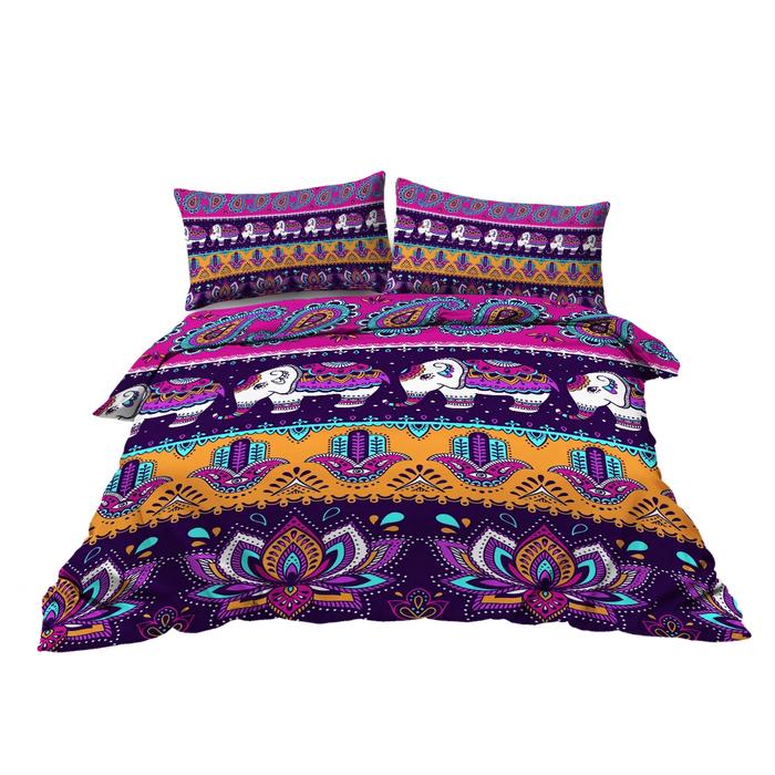 Gambar DJ Amorous Elephant Bedding Sets With Duvet Cover 3 Pieces Beds dari Delphi Joy undefined Tokopedia