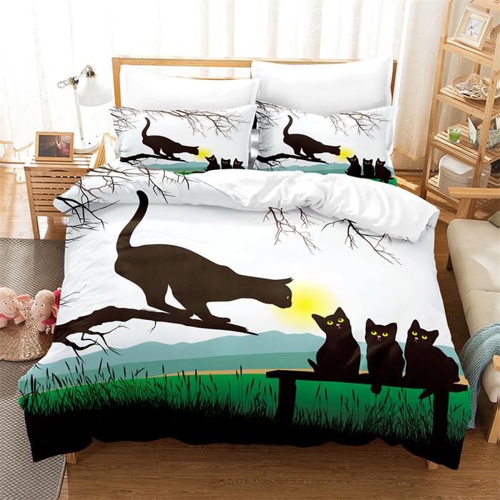 Gambar DJ Art Cartoon Animals Bedding Set Duvet Cover Set 3d Bedding D dari Delphi Joy undefined Tokopedia