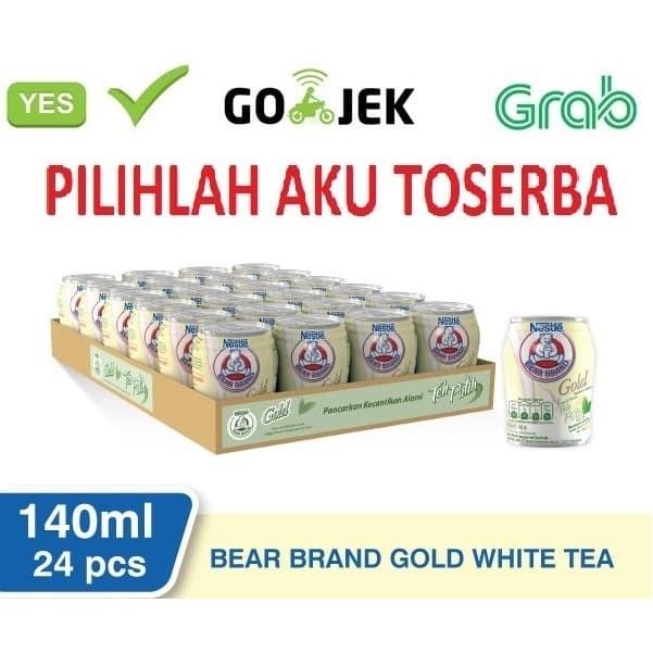 Gambar SUSU BERUANG BEAR BRAND GOLD WHITE TEA - 140 ML (1PACK ISI 24) dari Pinnacle Shop undefined Tokopedia