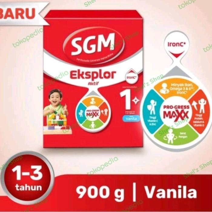 Gambar B93 SGM EKSPLOR AKTIF 1+ PRO-GRESSMAXX VANILA 900 GRAM D☛TQ dari indriserlianaomall undefined Tokopedia