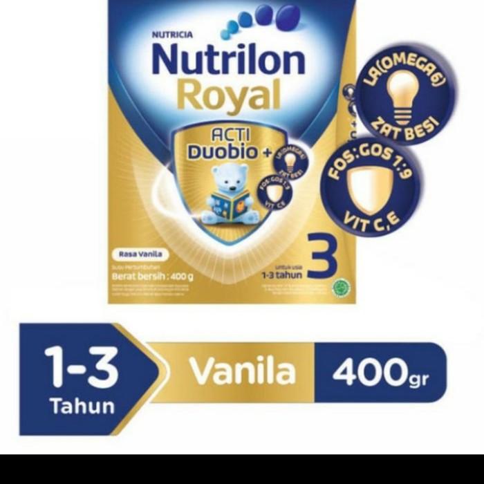 Gambar Z㊚3Z NUTRILON ROYAL 3 VANILLA 400 GR L☛EA dari serlipujiatiastore undefined Tokopedia