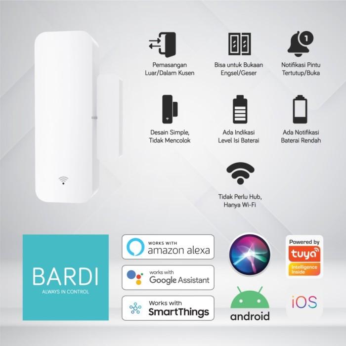 Gambar BARDI SMART DOOR & WINDOWWIFI PINTU JENDELA HOME SECURITY TUYA PALING dari devimila4e undefined Tokopedia