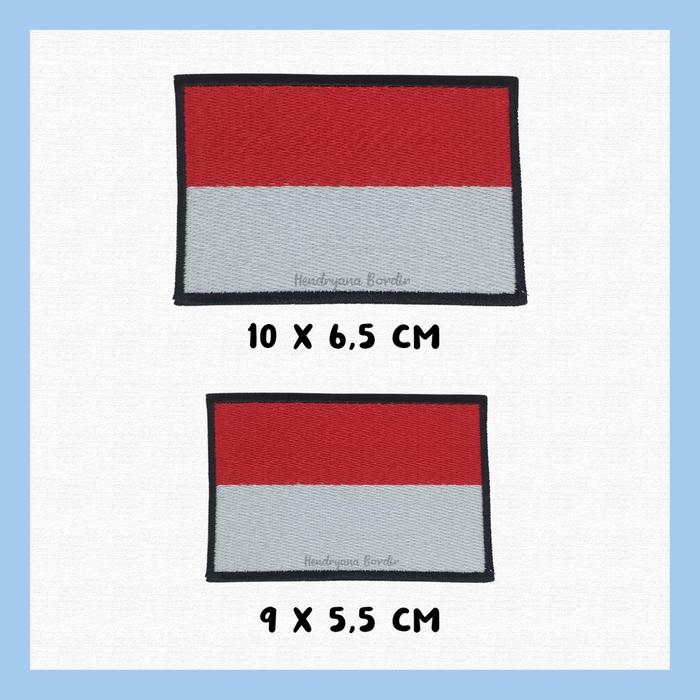 Gambar CUCI GUDANG Bordir Logo Bendera List Hitam — Patch Badge Bet Emblem dari Agoes Salim undefined Tokopedia
