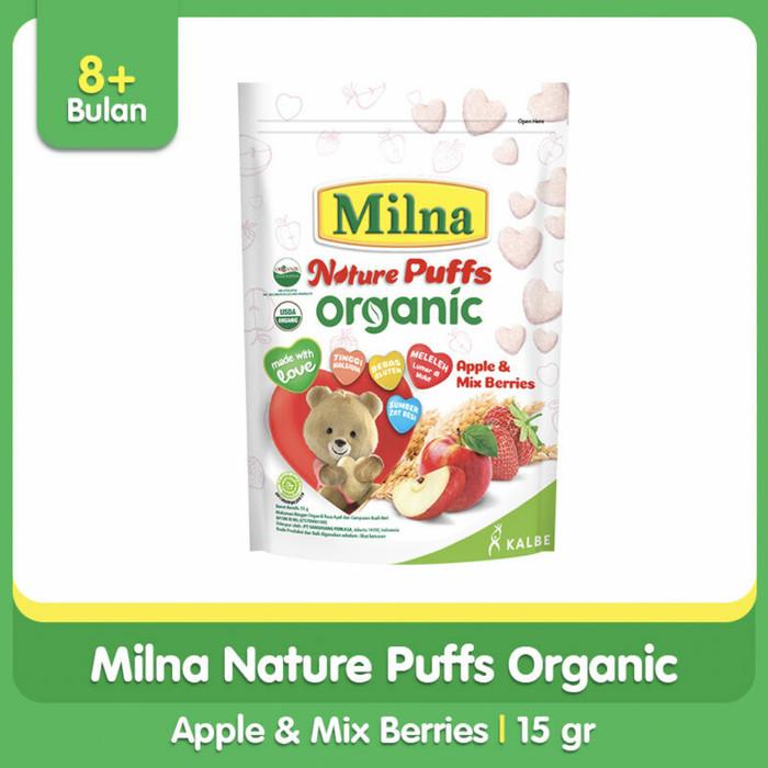 Gambar F AJ MILNA NATURE PUFF ORGANIC APPLE AND MIX BERRIES POUCH - 15GR Z 1A dari rikibimaitrends undefined Tokopedia