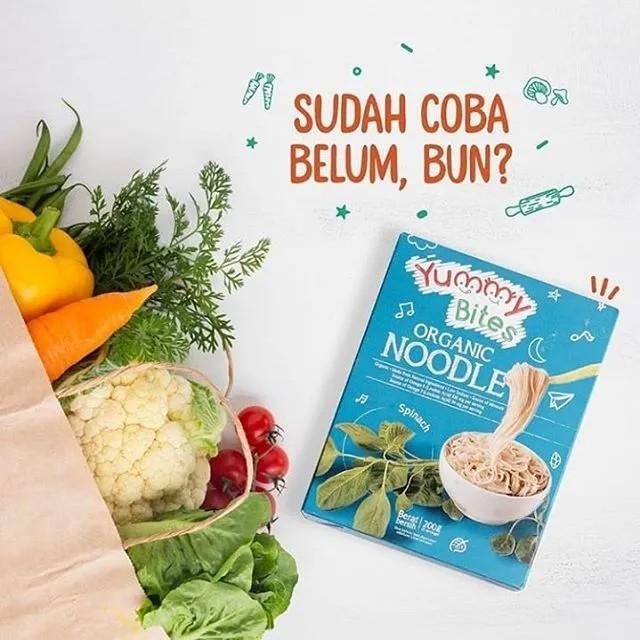 Gambar I 3S YUMMY BITES ORGANIC NOODLE MIE MPASI BAYI ORGANIK 200 GRAM I A7 dari indriserlianaomall undefined Tokopedia