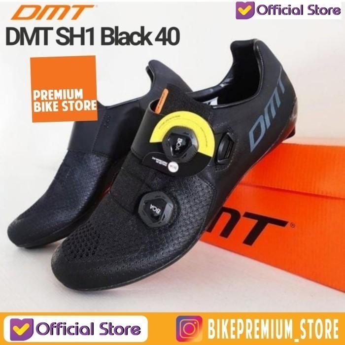 Gambar sepatu Cleat sepeda DMT SH1 Roadbike Cycling Shoes - black size 40 dari Bike Premium Store undefined Tokopedia