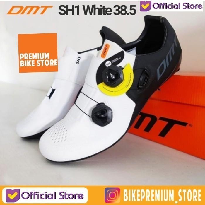 Gambar sepatu Cleat sepeda DMT SH1 Roadbike Cycling Shoes - white size 38.5 dari Bike Premium Store undefined Tokopedia