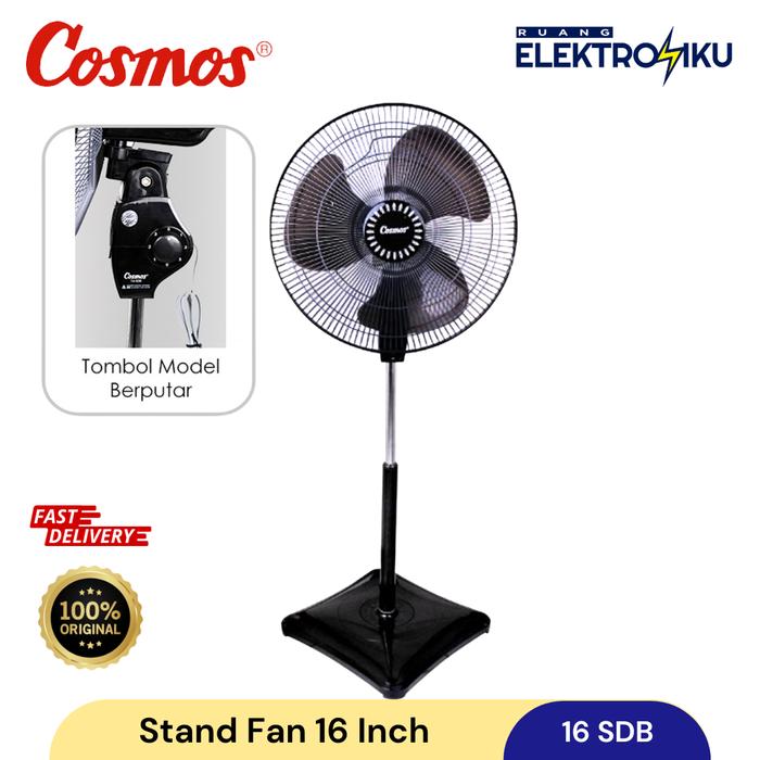 Gambar Kipas Angin Cosmos 16 inch 16 SDB | Stand Fan 16SDB 16-SDB dari Ruang Elektroniku undefined Tokopedia