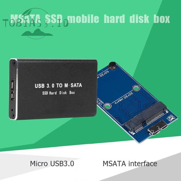 Jual Kandang Hardisk Mini SSD USB Ke Hardisk Eksternal mSATA