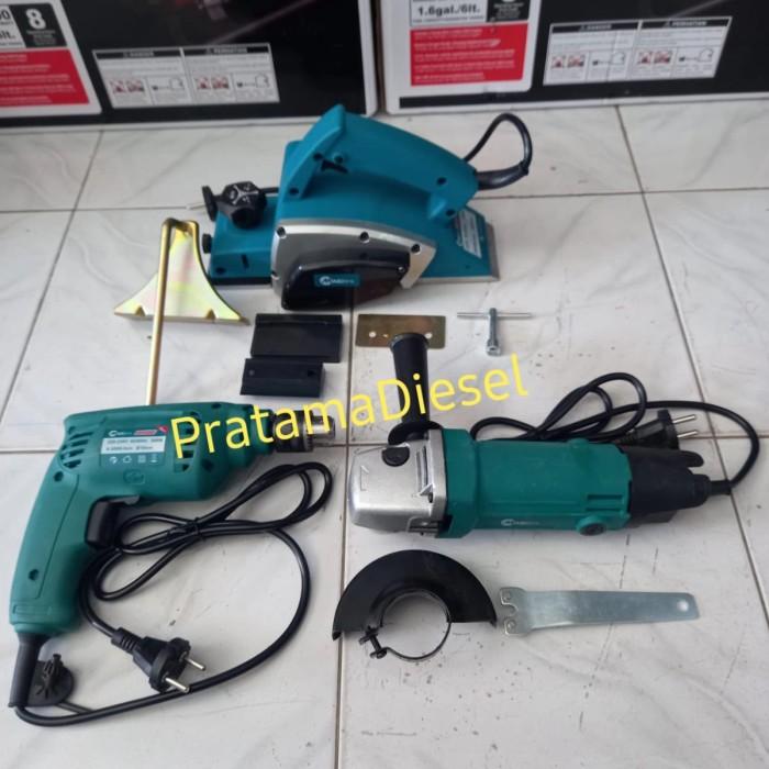 Gambar Paket Pertukangan(3In1)Mesin Serut+Geindra+Bor Mailtank dari ALAT TUKANG Official undefined Tokopedia