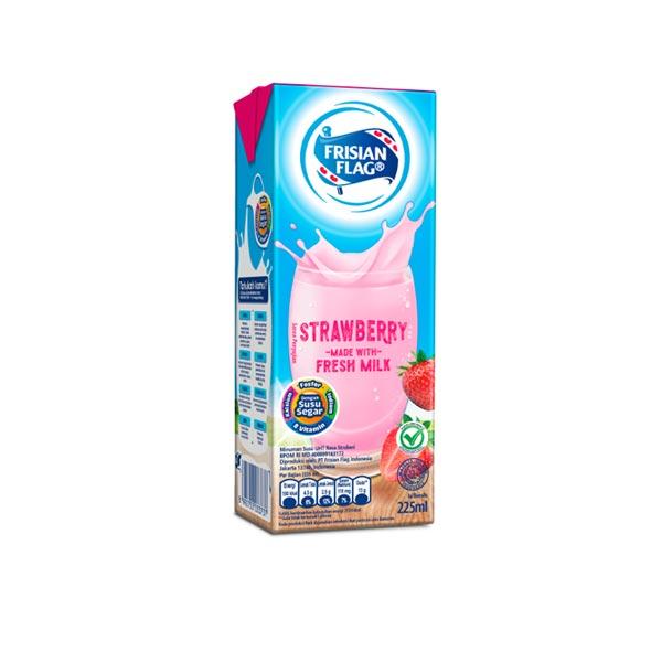 Gambar FRISIAN FLAG UHT STRAWBERRY 225 ML - SUSU dari Hypermart Pesona Depok undefined Tokopedia